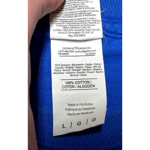 CHICAGO CUBS T SHIRT SZ L BLUE WORLD CHAMPIONS THE CURSE ENDS LONG SLEEVE MENS - Picture 3 of 5